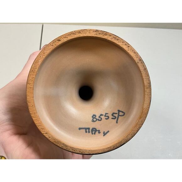 Vintage Fratelli Fanciullacci Sgraffito Italian Pottery White & Gold MCM - Picture 6 of 8